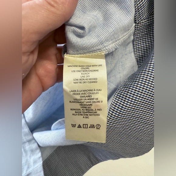 Maeve | SZ Large | Blue Short Romper Sleeveless Button Front Playsuit | NWT - Picture 9 of 13